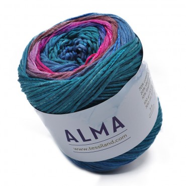 Gomitolo Fettuccia per uncinetto e ferri Alma  Alabama Gr 100 | Tessiland