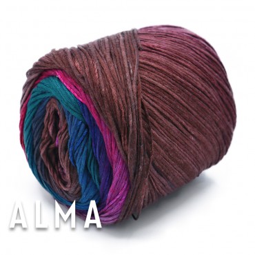 Gomitolo Fettuccia per uncinetto e ferri Alma  Alabama Gr 100 | Tessiland