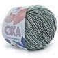 Fettuccia in gomitolo per Crochet e Knitting Oxa Grigio Grammi 100
