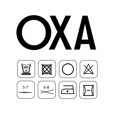 Fettuccia in gomitolo per Crochet e Knitting Oxa Grigio Grammi 100