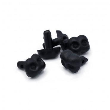 Nasino buccerellato tartufo Nero per amigurumi Bustina pz.5