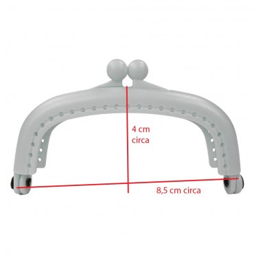 Clic clac Modern cm 8,5x4 Blanc