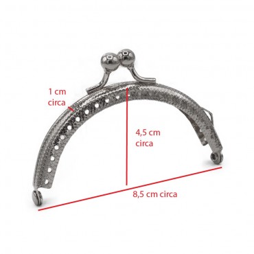 Clic clac for change purse Silver