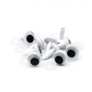 Occhi con pupilla mobile per amigurumi 10pz