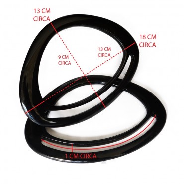 Manici Resina Miami Nero