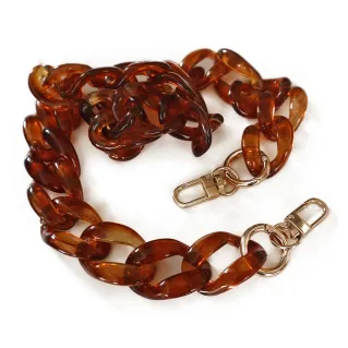 Classic Resin Shoulder Strap for Bags and Pouches Ambra
