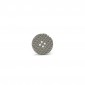 Silver Pyramid Button Metallic Effect | Tessiland