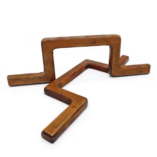 Asas Egypt de madera 28,5x8,5 para bolsos | Tessiland