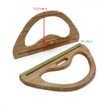 Manici Legno 21x11,5 Walker