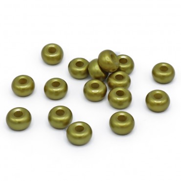 Perline Silk Kiwi mm9x5 foro mm3