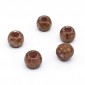 Perles en verre effet marbre 12x8 mm | Tessiland