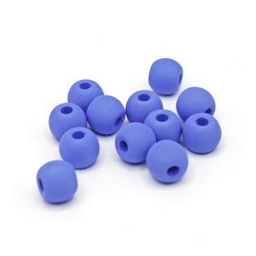 Perline cilindriche mat in resina 8x6mm per bijoux Carta da zucchero