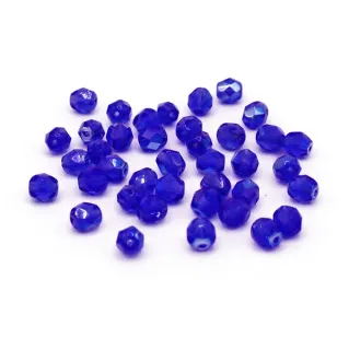 Cristales de 6 mm Prisma de resina para bisutería y accesorios Blu elettrico