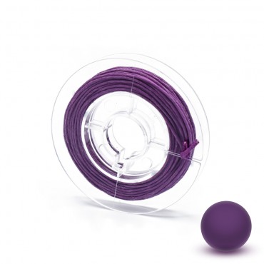Cordoncino in Cotone Cerato 1mm per 5mt Viola