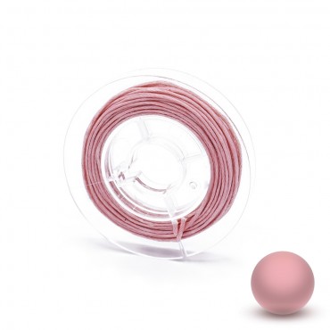 Cordoncino in Cotone Cerato 1mm per 5mt Rosa