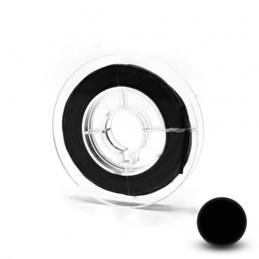 Cordoncino in Cotone Cerato 1mm per 5mt Nero