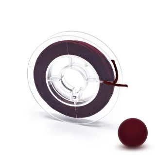 Cordón de Algodón Encerado 1mm por 5mt Bordeaux