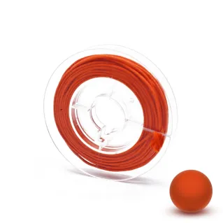 Waxed Cotton Cord 1mm x 5mt Arancio