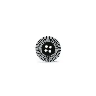 Bouton Sun 23mm Bianco nero