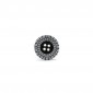 Engraved and Re-dyed Sun Button 23 mm | Tessiland