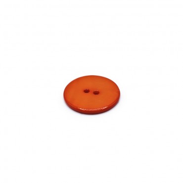 Mother-of-Pearl Button Super River Orange | Tessiland