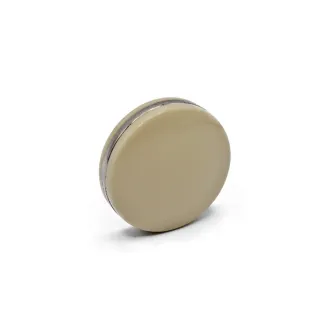 Star Trek Button Nickel Free Beige