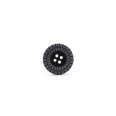 Bottone Sun 23mm Grigio nero