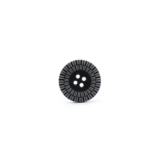 Sun Button 23mm Grigio nero