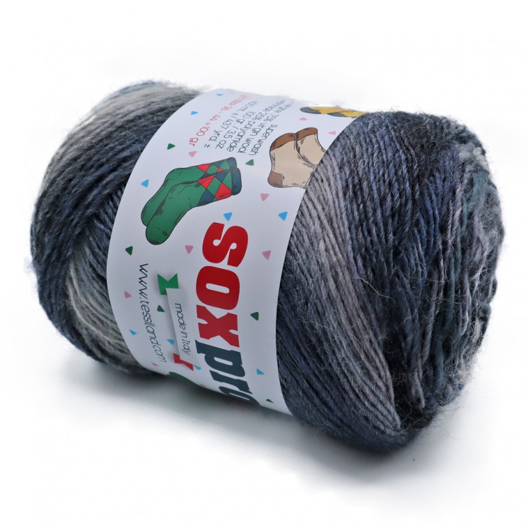 Hilo para calcetines degradado Soxpro Alegre Gramos 100 | Tessiland