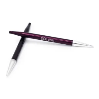 KnitPro Zing 6 mm Short Tips Interchangeable | Tessiland