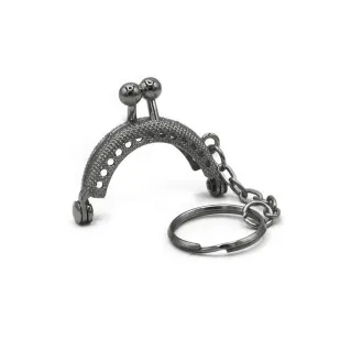 Metal Click Clack Keychain Argento
