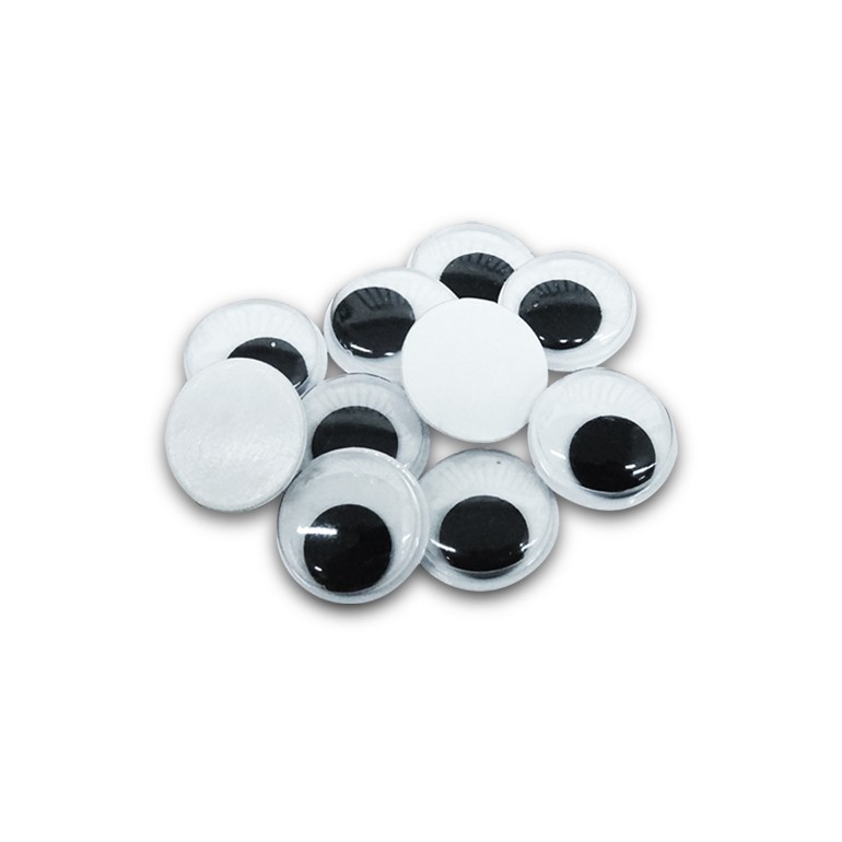 Moving eyes-self adhesive-amigurumi-14 mm-10 pieces