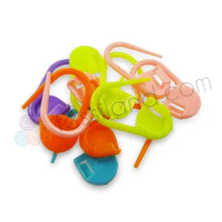 Safety Pin Stitch Markers 22 x 10 mm | Tessiland