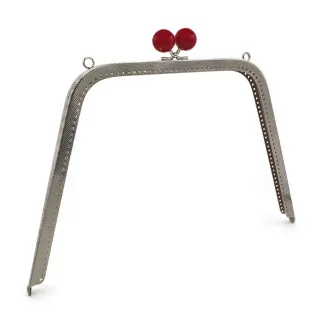 Megaclip Trapezoidal Clasp Closure for Bags Bordeaux