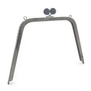 Megaclip Trapezoidal Clasp Closure for Bags Gray