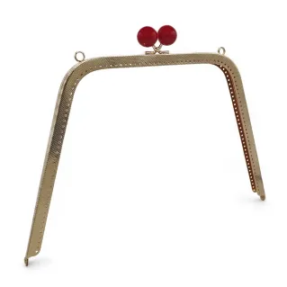 Megaclip Trapezoidal Clasp Closure for Bags Bordeaux