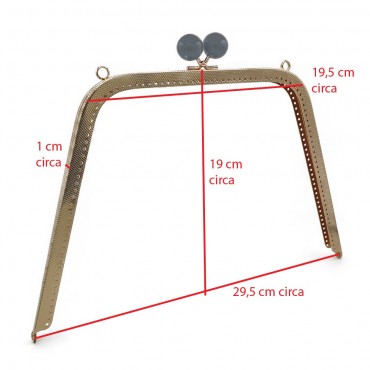 Clic clac Megaclip Gold Gray