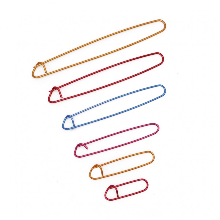 Spille fermamaglie assortite 6pz