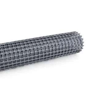Plastic Mesh 50x100cm Reinforcement for Bags Gray