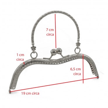 Clic clac Glam cm19 x 11 Silver