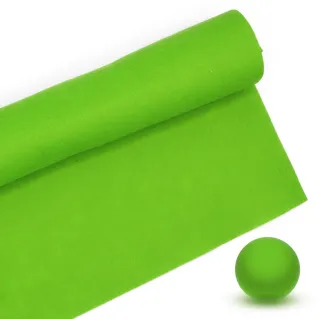 Felt 100% polyester 30x40cm for decorations and DIY Verde neon