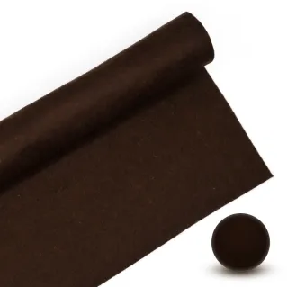 Felt 100% polyester 30x40cm for decorations and DIY Marrone scuro