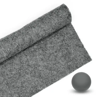 Feutrine 100% polyester 30x40cm pour décorations et bricolage Grigio scuro melange