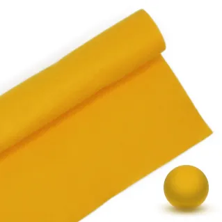 Feutrine 100% polyester 30x40cm pour décorations et bricolage Giallo sole