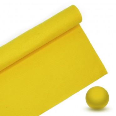 Pannolenci 100% poliestere 30x40cm per decorazioni e fai da te Giallo