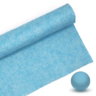 Fieltro 100% poliéster 30x40cm para decoraciones y manualidades Azzurro
