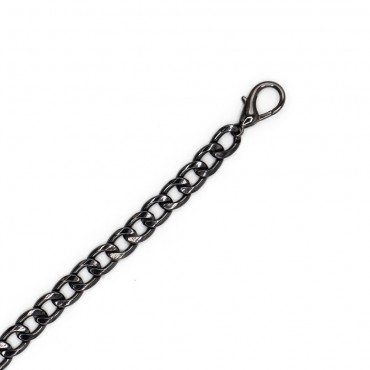 Tracolla catena Classic Nero per borse e pochette a Crochet | Tessiland