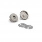 Bottone magnetico Inside Argento mm20 | Tessiland
