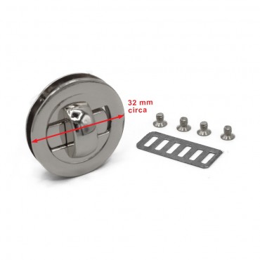 Chiusura girello Tondo Argento