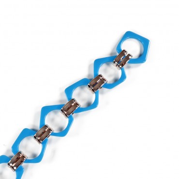 Catena Dysart Turchese Oro cm 80